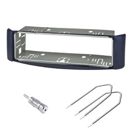 Sound-way - Single 1 DIN Car Radio Stereo, in dash 1 DIN Front Panel Frame compatible with Smart Fortwo 1998-2007