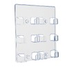 6 Compartment Business Card Holder for Wall Mounting