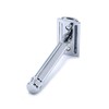 OdontoMed2011 3.5" Plain Smooth Handle Safety Razor Chrome Plated With