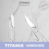 TITANIA Nagelschere Solingen mit Turmspitze (9,5cm) • Extra scharfe und