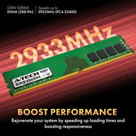 A-Tech 8GB RAM for Dell Inspiron 3880, 3881 Desktop | DDR4 2933MHz PC4-23400 DIMM 1.2V 288-Pin Non-ECC UDIMM Memory Upgrade