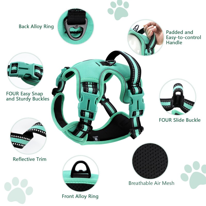 Dog Harness for Small Medium Large Dogs No Pull Adjustable