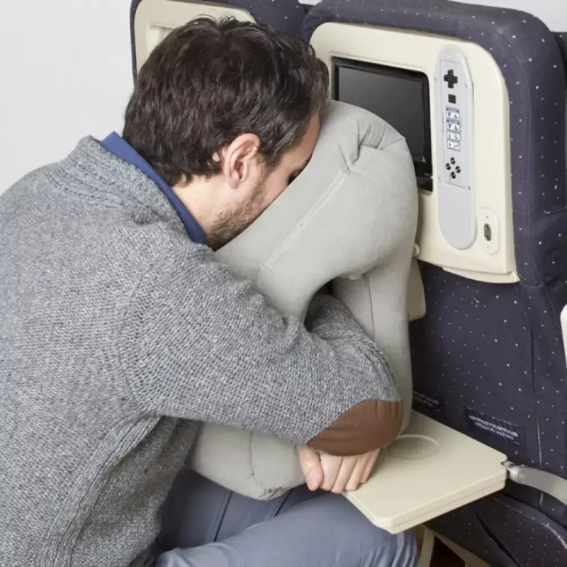 여행용 목쿠션 머리 목 엎드려자기 받침대용 비행기 배게 여행 기내용