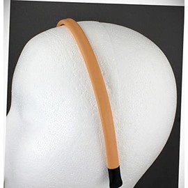 Perfect Hairstyle with Our Hair Accessories - Orange Headband Faux Leather Hair Band Headband Skinny Thin Narrow 3/8" Wide Fashionable Hair Accessory Hair Jewelry Accessories for Lady Women