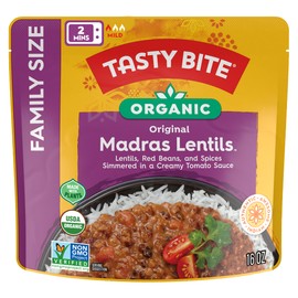 Tasty Bite Family Size Madras Lentil (Pack of 6)