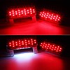 Partsam Rectangular Red LED RV Camper Trailer Stop Turn Brake