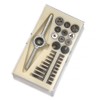 FUZIDDN 31PCS Micro Tap and Die Set M1 to M2.5