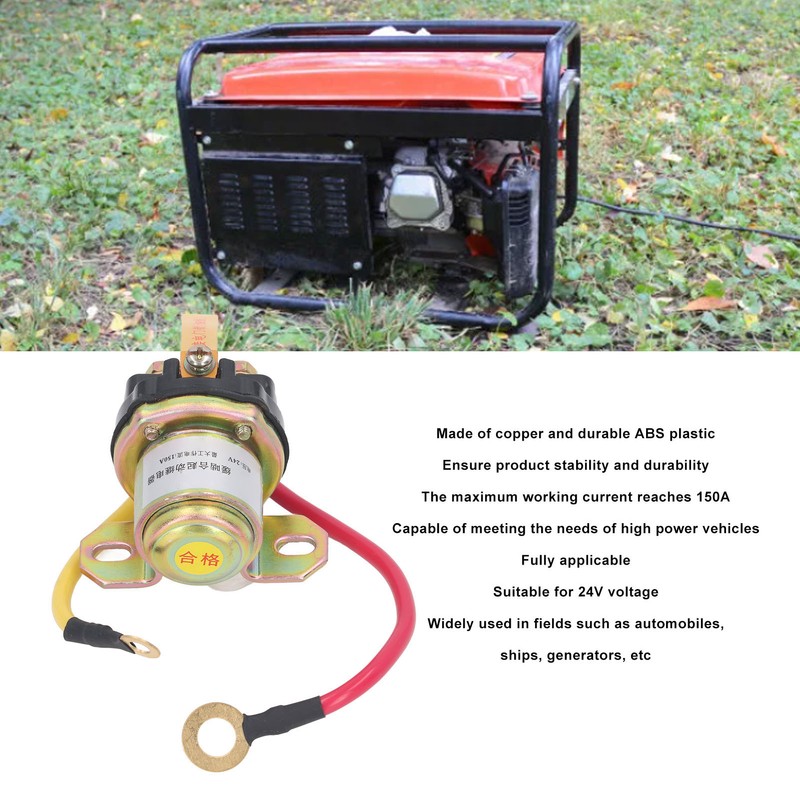 24V Deceleration Motor Starter Relay 150A High Power Car Motor