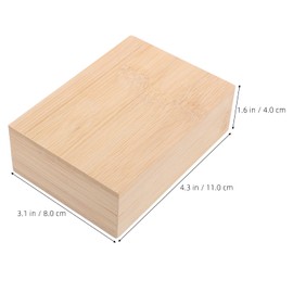 Totority Wooden Poker Box - Poker Cards Holder Game Organizer Plaything Container Empty Gaming Holder Storage Organizer Playing Organizer Cards Deck Case Wooden Playing Cards