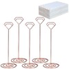 Wettin 12Pcs Unique Place Card Holder with 14Pcs Place Cards,