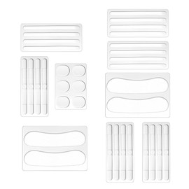 OUDQFCJ 1 Satz High Heel-Kissen Anti-Rutsch Slingbacks Fußstütze aus Silikon Schuhriemengriff Sandalen Gel-Schutzstreifen Aufkleber-Einsätze Pad für Sport-Sneaker Damen