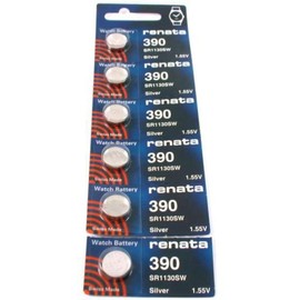 #390 Renata Watch Batteries 6Pcs