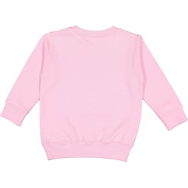 RABBIT SKINS Toddler Fleece Long Sleeve Pullover Sweatshirt, Pink, 3T