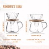 Cafetera de Vertido - Jarra de Vidrio de 20 OZ