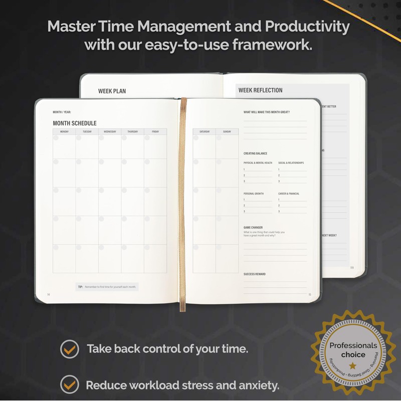 Daily Focus Planner for a Balanced Life - Productivity Planner