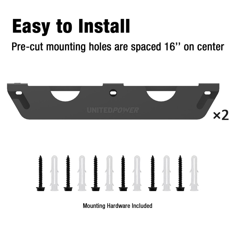 UNITEDPOWER Angle Grinder Holder - 4 Bay Angle Grinder Rack/Stand
