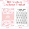 SKYDUE 100 Envelopes Challenge Binder with Laminated $5050 Tracker Sheet