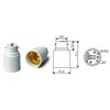 YiLighting - B22 to E26/E27 Two-Pin Socket to Standard Socket