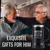Onebttl Retirement Gifts for Men, Retirement Beer Mug with Handle