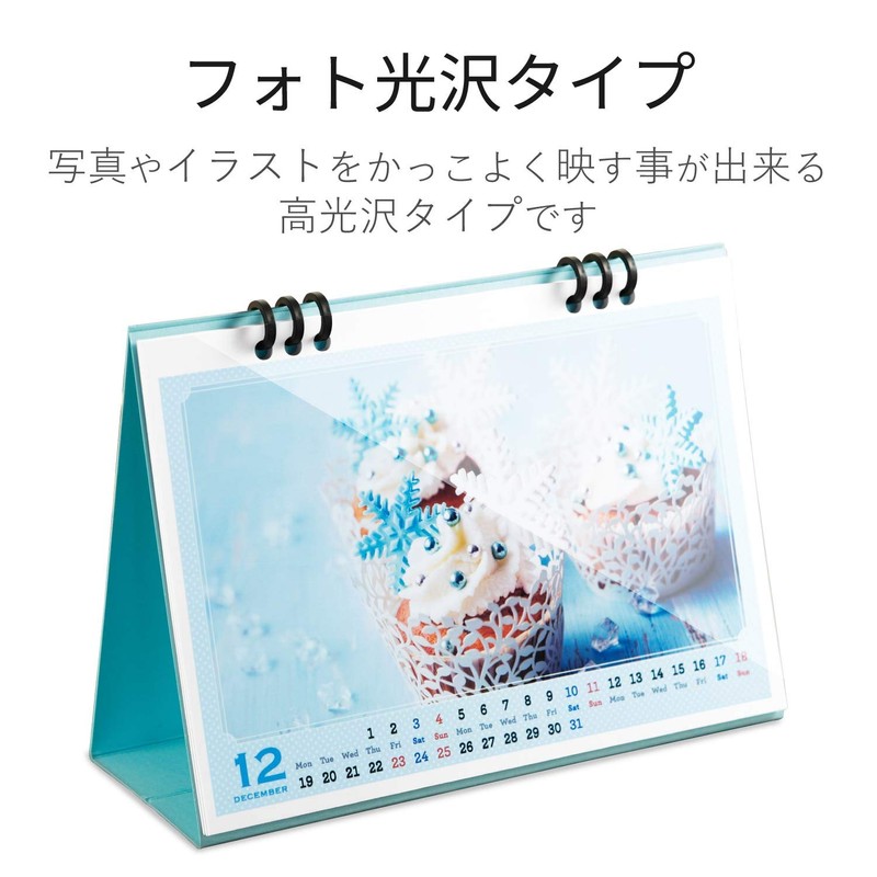 Elecom Handmade Calendar, Tabletop Type, A5 Size
