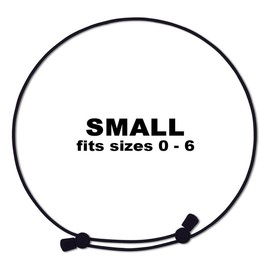 The Original Croptuck: Lightweight Adjustable Band for Crop Tops, Tucking, Cropping Oversized Tops, Layering, Shortening Dresses & No-Sew Fashion Hacks:_Black - Small