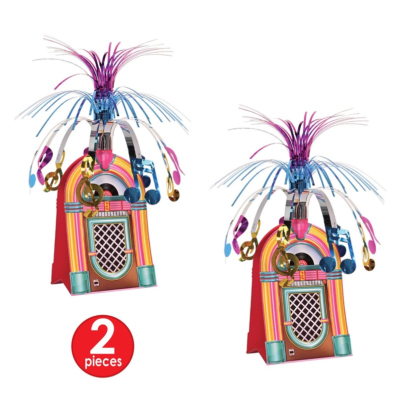 Beistle , 2 Piece Jukebox Centerpieces, 15''