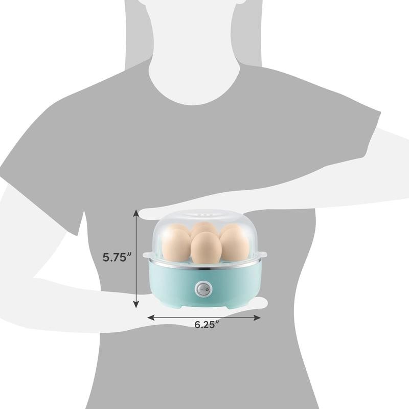 Easy Egg Cooker Electric 7-Egg Capacity, Soft, Medium, Hard-Boiled Egg