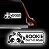 Leniutor New Driver Sticker for Cars, Cute Panda Rookie On