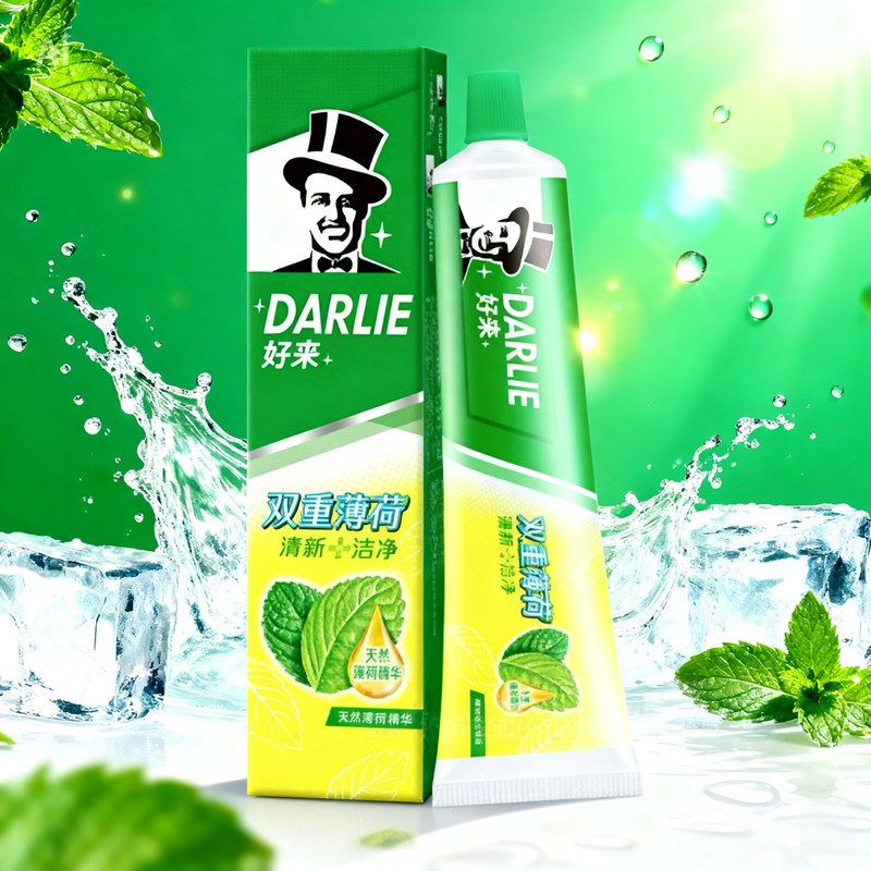 Darlie Double Action Toothpaste 225g (Imported Version) | Whitening Mint