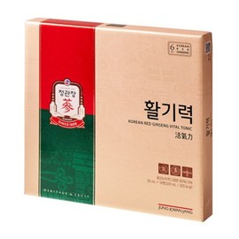 Jeonggwanjang CheongKwanJang Vitality Red Ginseng Concentrate 20mL, 16 bottles (1 unit) / 정관장 활기력 홍삼 농축액 20mL 16병 1개