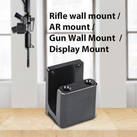 ALLGOOD Rifle Wall Mount, Gun Rack Wall Mount, Floating Display Mount Hanger Safe Storage