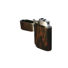 BRIZARD & CO NANO SERIES 2 CIGAR TORCH LIGHTER WENGE WOOD BROWN MSRP $89