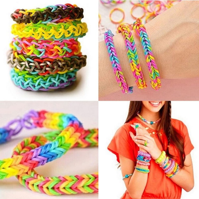 Qtopun 5800+ Loom Rubber Bands for Bracelet, Bracelet Making Supplies