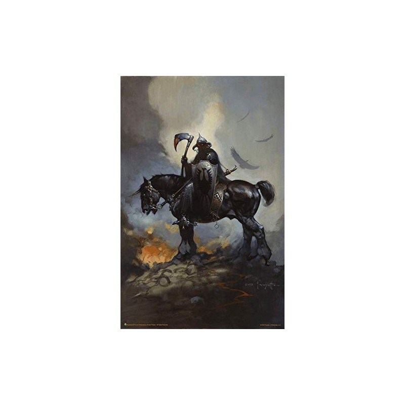 Scorpio Posters Death Dealer - by Frank Frazetta - Poster