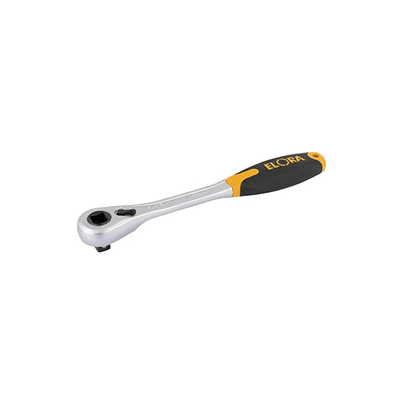 Draper 2715 Reversible Ratchet with Soft Grip, 1/2" Square Drive,