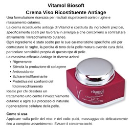 Vitamol Biosoft Anti-Aging Anti-Falten Rekonstituierende Gesichtscreme – Normale oder trockene Haut 50 ml