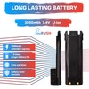 youRUSH BL-8 Extended Battery 3800 mAh - Compatible with Baofeng