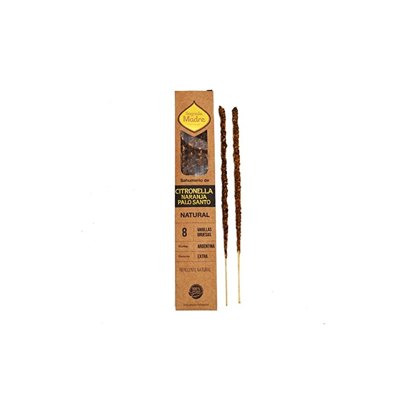 Organic Incense Natural Series Sacred Mother (Citronella-Orange-Palo Santo)