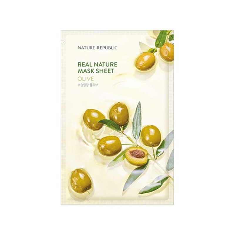 Nature Republic Real Nature Mask Sheet_10Sheet ( Olive)