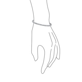 Bridal 10CT Simple Classic Cubic Zirconia Square Clear Brilliant Princess Cut AAA CZ Tennis Bracelet For Women For Prom .925 Sterling Silver