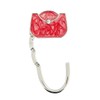 Wrapables Stylish Purse Hook Hanger, Foldable Handbag Table Hanger, Rose