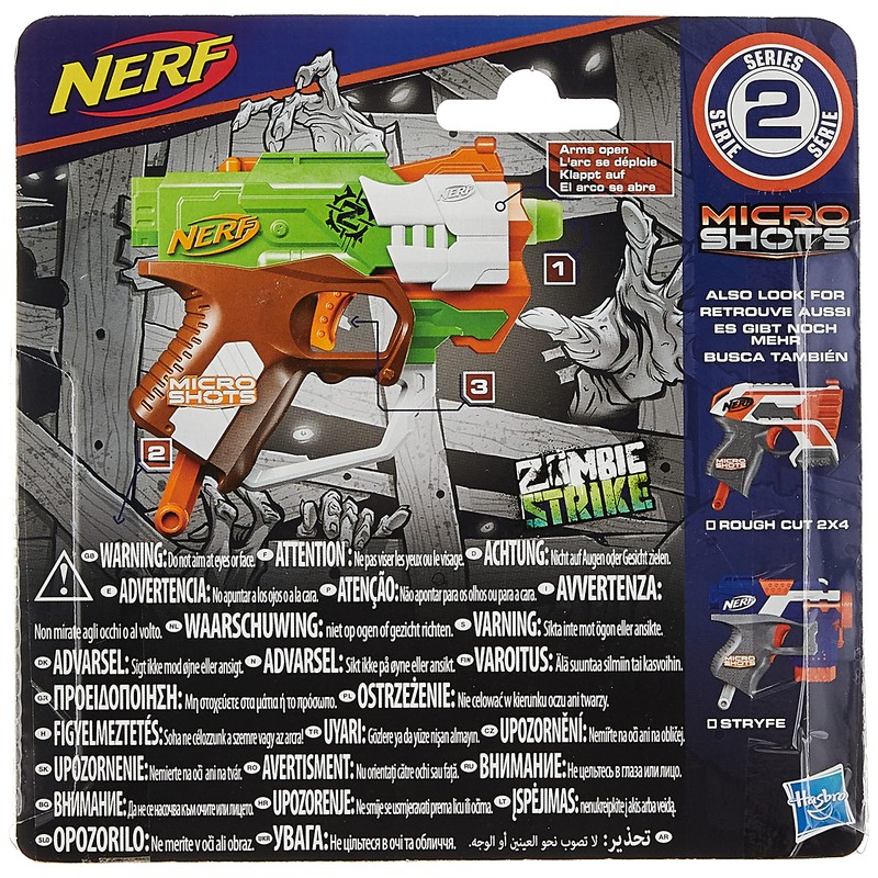 Hasbro Nerf E1625ES0 Microshots Crossfire Bow, Classic Blaster in Micro