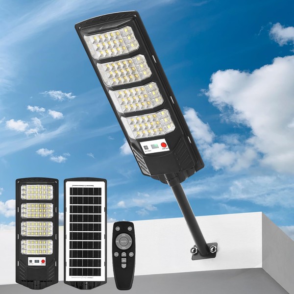 Solar Street Lights Outdoor Waterproof，Solar Floodlights Outdoor Motion Sensor with