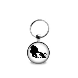 Lion King Silhouette Key Chain