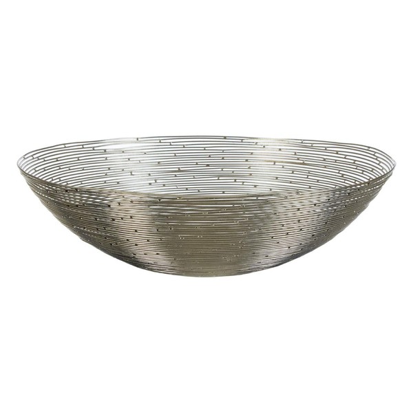 Premier Housewares 1411457 Decorative Bowl, Metal, Silver
