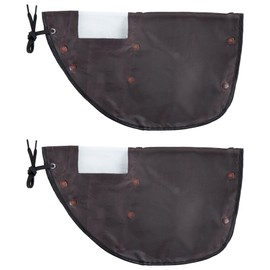 Kawasumi Seisakusho KW-784BR Steering Wheel Cover, All Seasons, Compatible with Electric Assist Cars, Brown