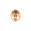 sourcing map Brass Barbed Pipe Plug Adapter 6 mm Barb