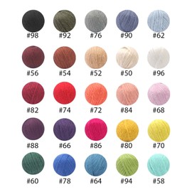 Pascuali Suave Knitting Wool Made from 100% Organic Cotton, for Knitting and Crocheting, Colour: Rose 84