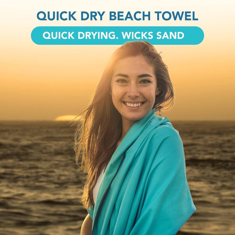 Youphoria Microfiber Travel Towel Fast Drying Lightweight - Quick Dry