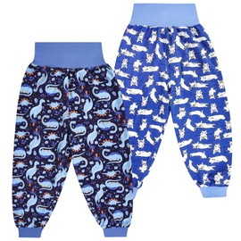 FLYISH DIRECT Baby Windelhosen, Baby Sleepy Windelhose für Kinder, 2 Stück Baby Töpfchen Trainingshose, M